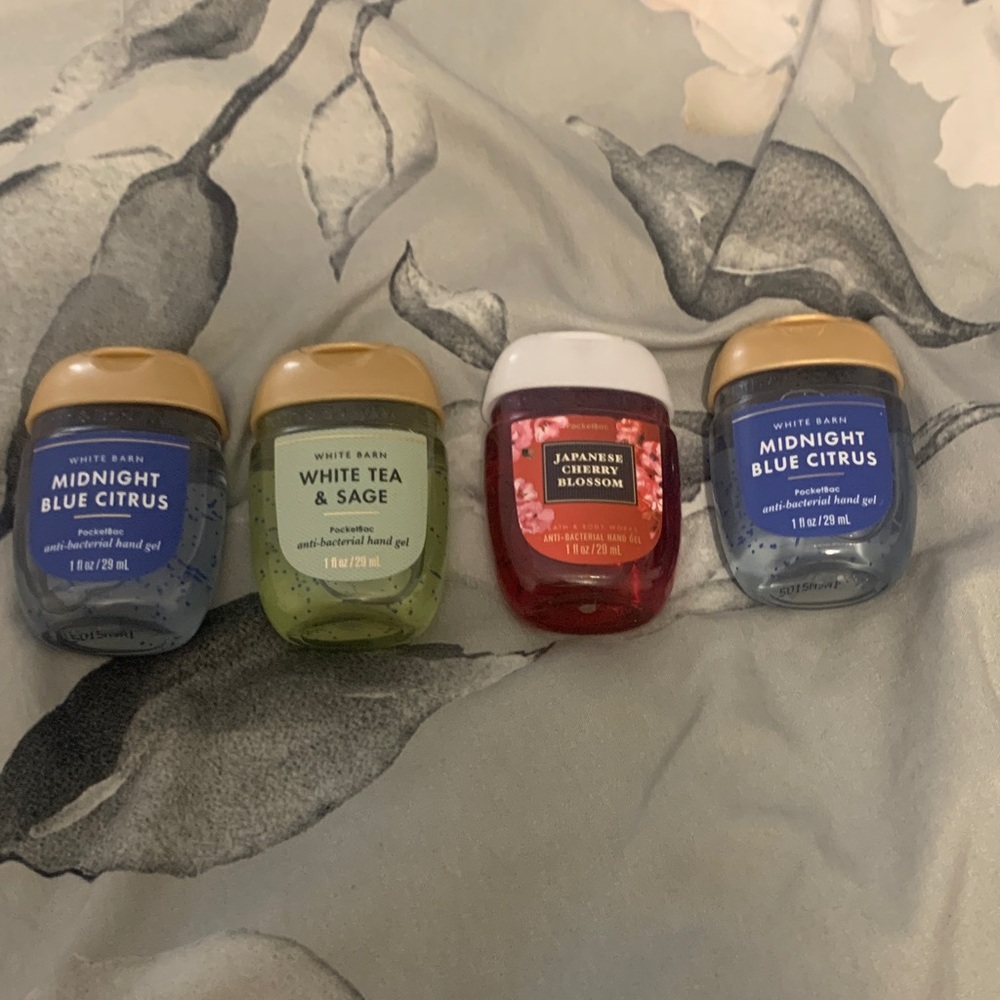 White Barn Hand Gel Collection - Blue, Green, Red